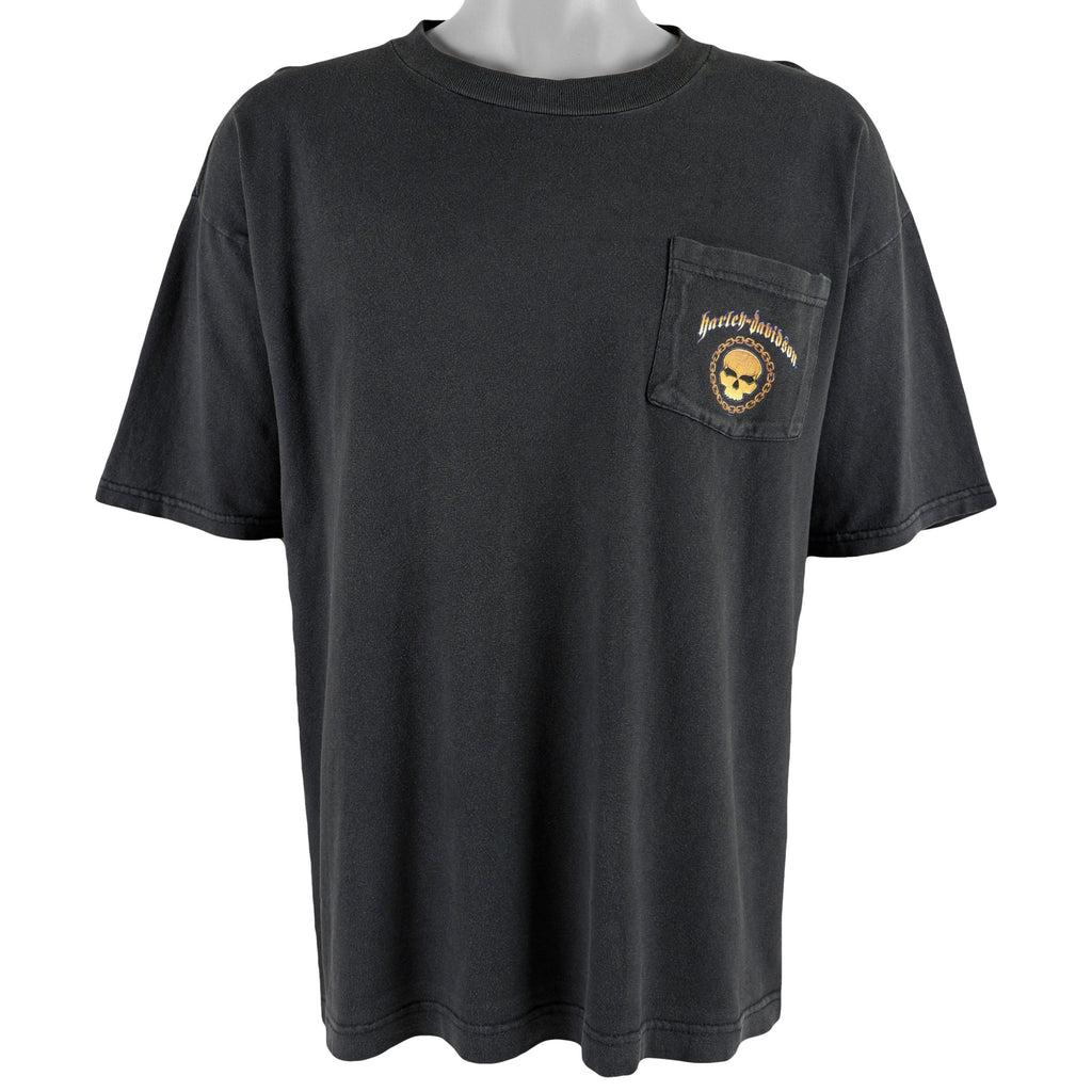 Harley Davidson - Ft. Lauderdale T-Shirt 1990s X-Large Vintage Retro