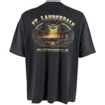 Harley Davidson - Ft. Lauderdale T-Shirt 1990s X-Large Vintage Retro
