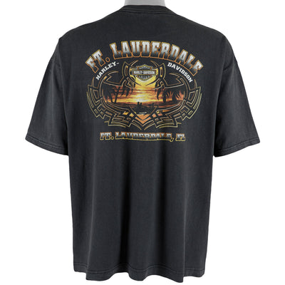 Harley Davidson - Ft. Lauderdale, FL T-Shirt 1990s X-Large