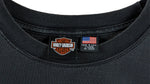 Harley Davidson - Black Spell-Out T-Shirt 1990s X-Large Vintage Retro