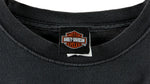 Harley Davidson - Black Spell-Out T-Shirt 2001 XX-Large Vintage Retro