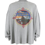 Harley Davidson - Grey Farmington, New Mexico Spell-Out Crew Neck Sweatshirt 1990s X-Large