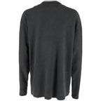 Harley Davidson - Black Spell-Out Long Sleeved Shirt 1990s Large Vintage Retro