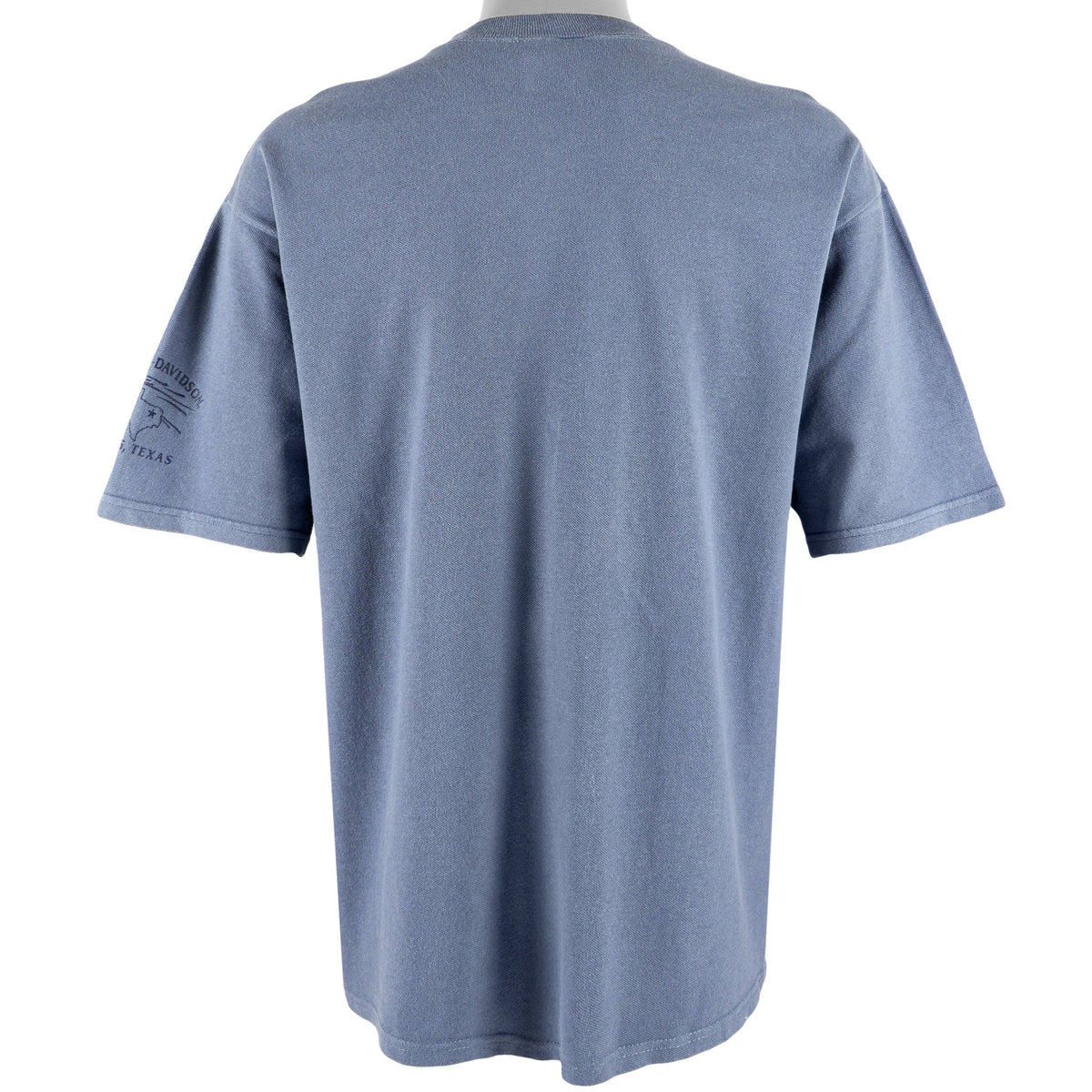 Harley Davidson - Blue Spell-Out T-Shirt 1990s Large Vintage Retro