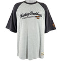 Harley Davidson - Grey Milwaukee, Wisconsin T-Shirt 1990s X-Large Vintage Retro