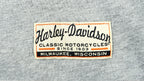 Harley Davidson - Grey Milwaukee, Wisconsin T-Shirt 1990s X-Large Vintage Retro