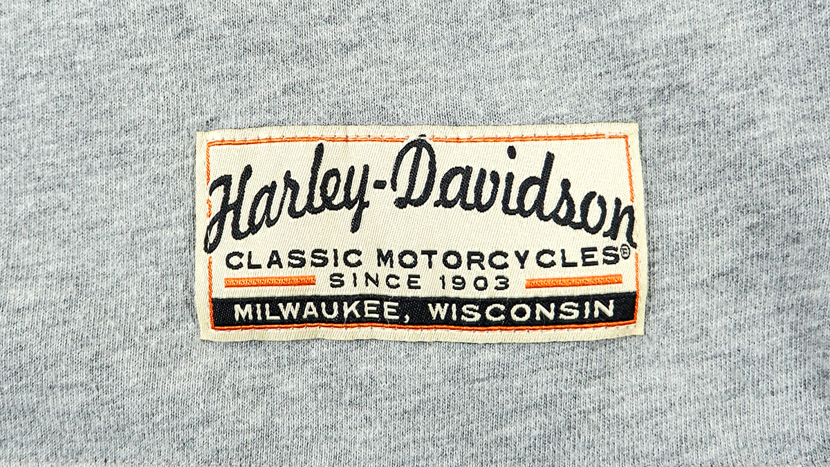 Harley Davidson - Grey Milwaukee, Wisconsin T-Shirt 1990s X-Large Vintage Retro