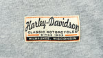 Harley Davidson - Grey Milwaukee, Wisconsin T-Shirt 1990s X-Large Vintage Retro