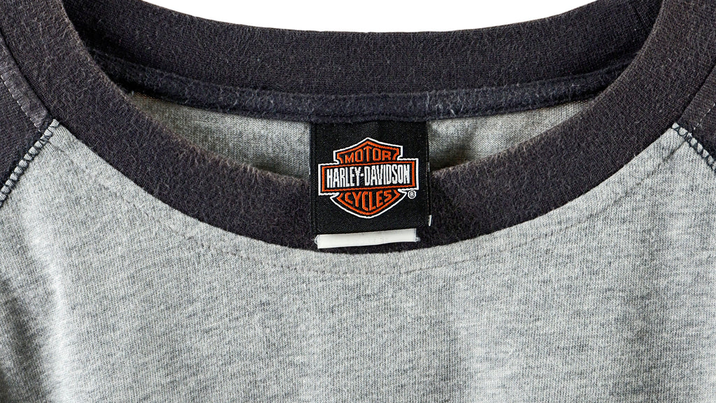 Harley Davidson - Grey Milwaukee, Wisconsin T-Shirt 1990s X-Large Vintage Retro