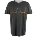 Harley Davidson - Black Spell-Out T-Shirt 1990s Large Vintage Retro