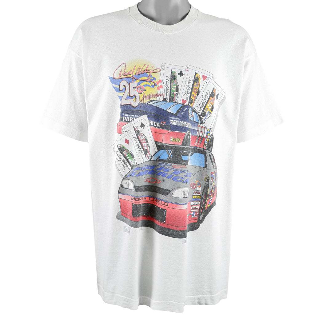 NASCAR (Competitors View) - Darrell Waltrip, Number17 T-Shirt 1990s X-Large Vintage Retro