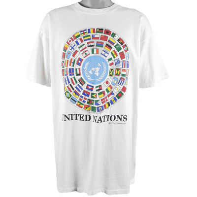 Vintage - United Nations Member Countries Deadstock T-Shirt 1991 X-Large