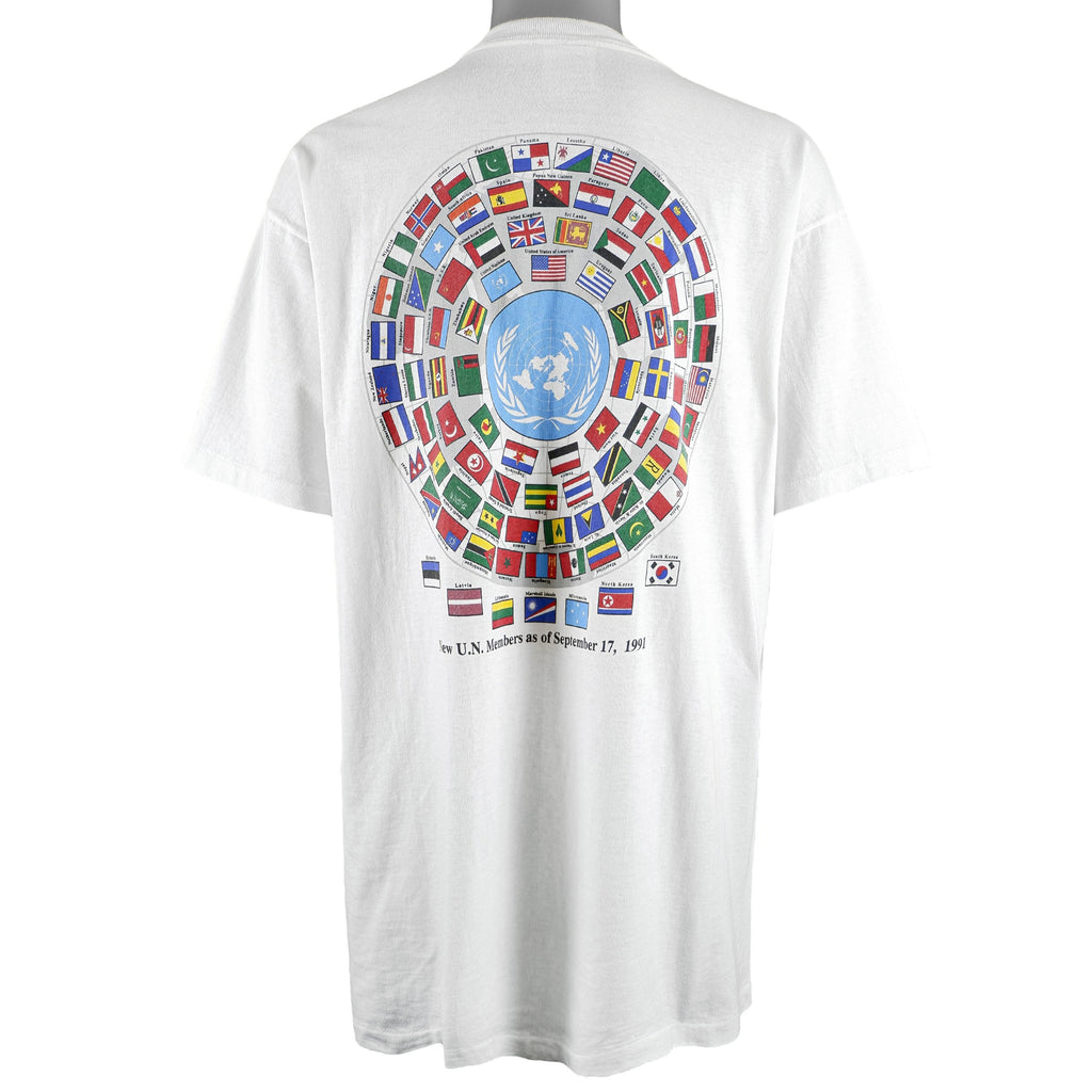 Vintage - United Nation Member Deadstock T-Shirt 1991 X-Large Vintage Retro
