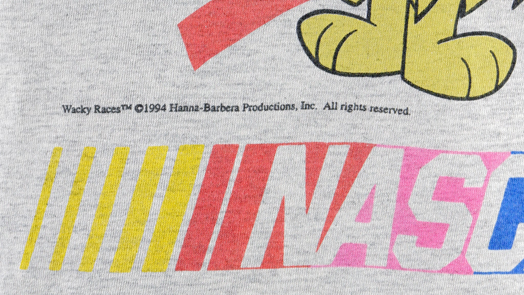 NASCAR (Anvil) - Wacky Race Hanna-Barbera Inc. T-Shirt 1994 Large Vintage Retro