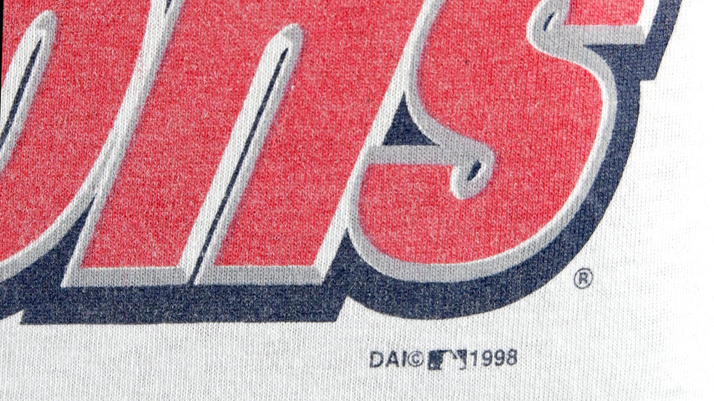 MLB (Tultex) - New York Yankees T-Shirt 1998 Large Vintage Retro Baseball