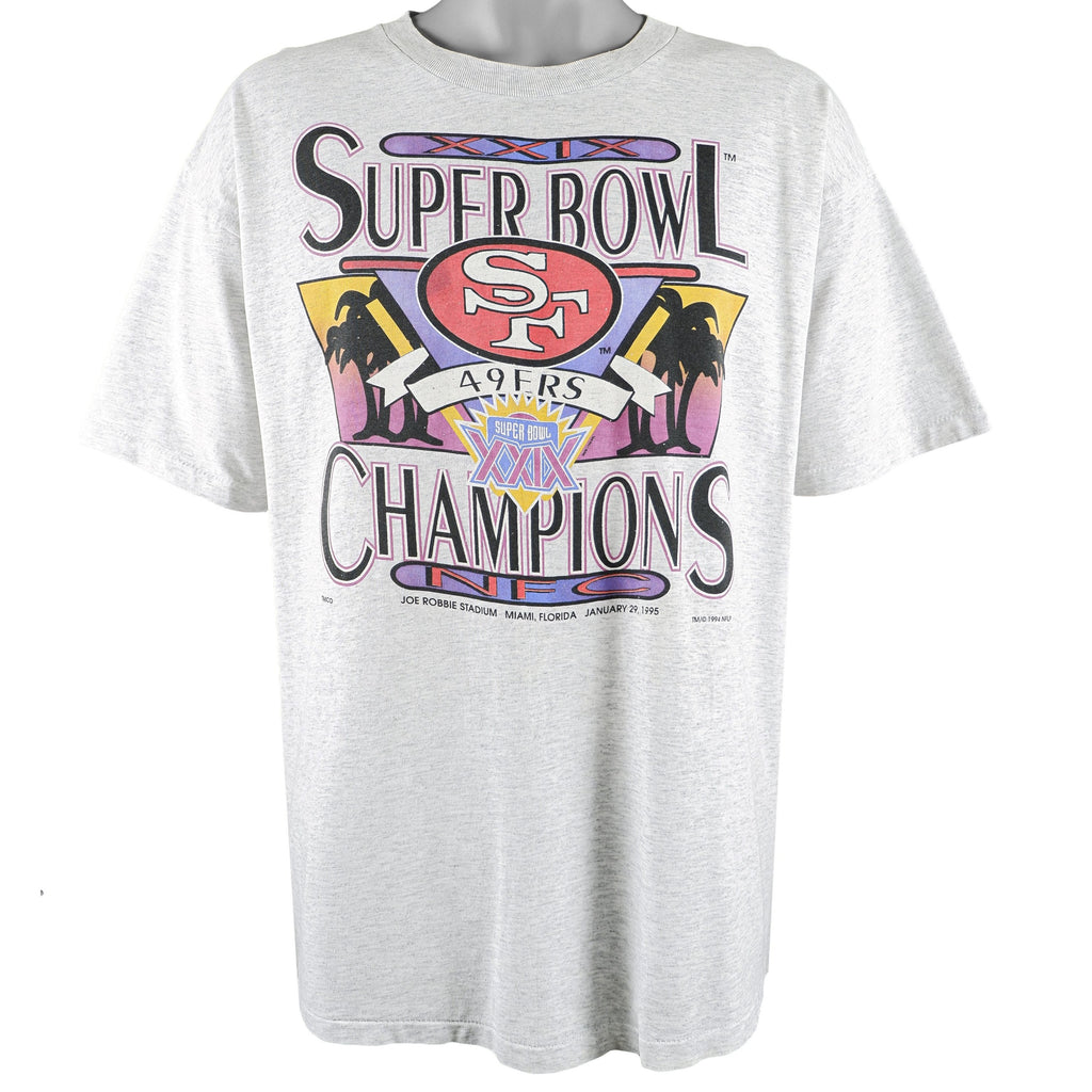 NFL - San Francisco 49ers T-Shirt 1995 X-Large Vintage Retro Football