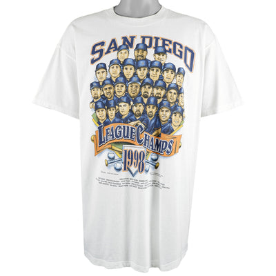MLB (Tultex) - San Diego Padres League Champs Deadstock T-Shirt 1998 X-Large