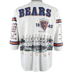 NFL (Long Gone) - Chicago Bears Spell-Out Football Jersey 1990s Large Vintage Retro Football