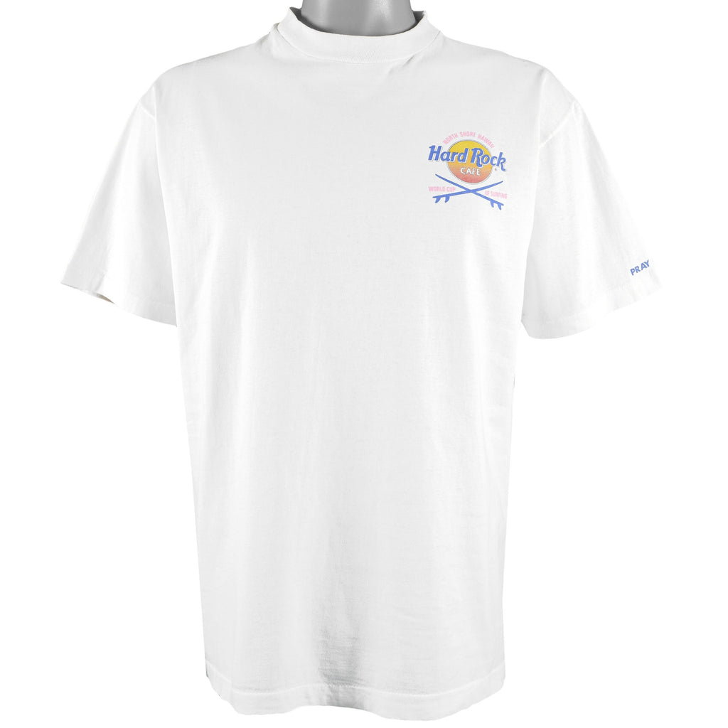 Hard Rock - North Shore Hawaii World Cup of Surfing T-Shirt 1995 X-Large Vintage Retro
