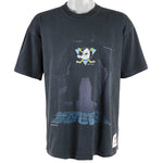 NHL (Nutmeg) - Mighty Ducks of Anaheim T-Shirt 1990s Large Vintage Retro Hockey