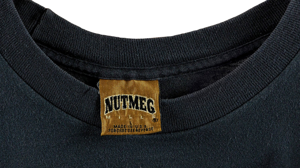 NHL (Nutmeg) - Mighty Ducks of Anaheim T-Shirt 1990s Large Vintage Retro Hockey
