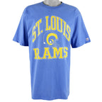 NFL (Logo 7) - St. Louis Rams T-Shirt 1995 X-Large Vintage Retro Football