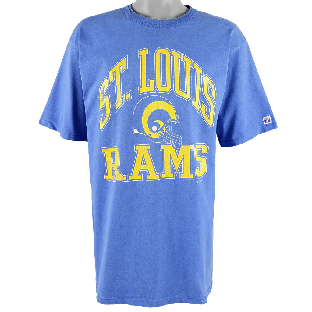NFL (Logo 7) - St. Louis Rams T-Shirt 1995 X-Large Vintage Retro Football