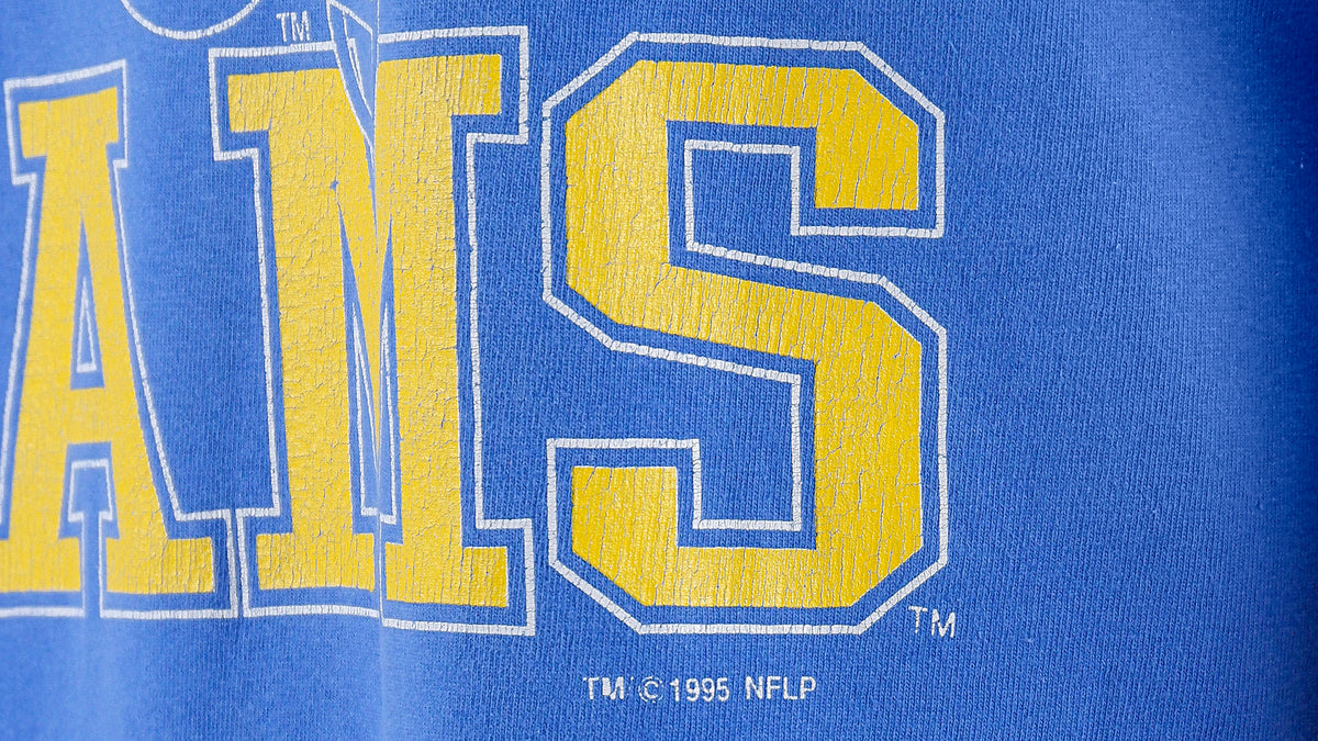 NFL (Logo 7) - St. Louis Rams T-Shirt 1995 X-Large Vintage Retro Football