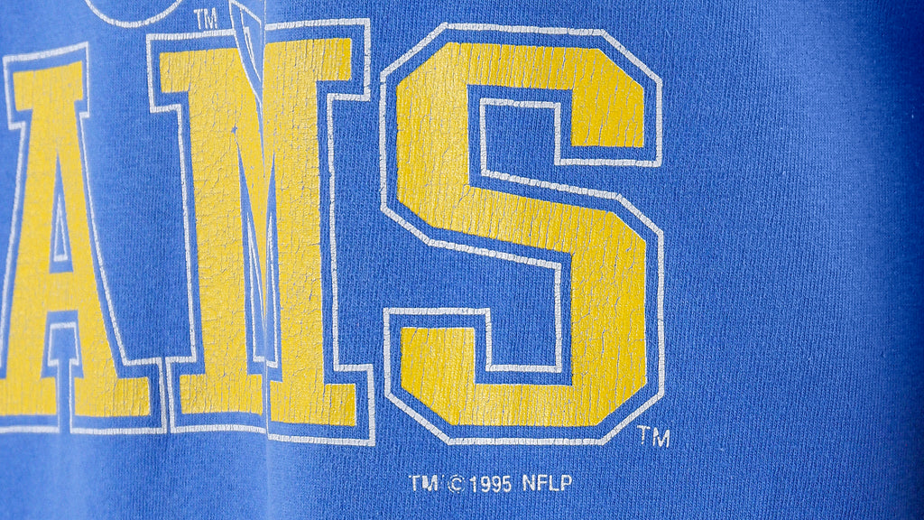 NFL (Logo 7) - St. Louis Rams T-Shirt 1995 X-Large Vintage Retro Football