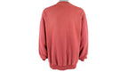 Nike - Red Big Logo Crew Neck Sweatshirt 1990s X-Large Vintage Retro
