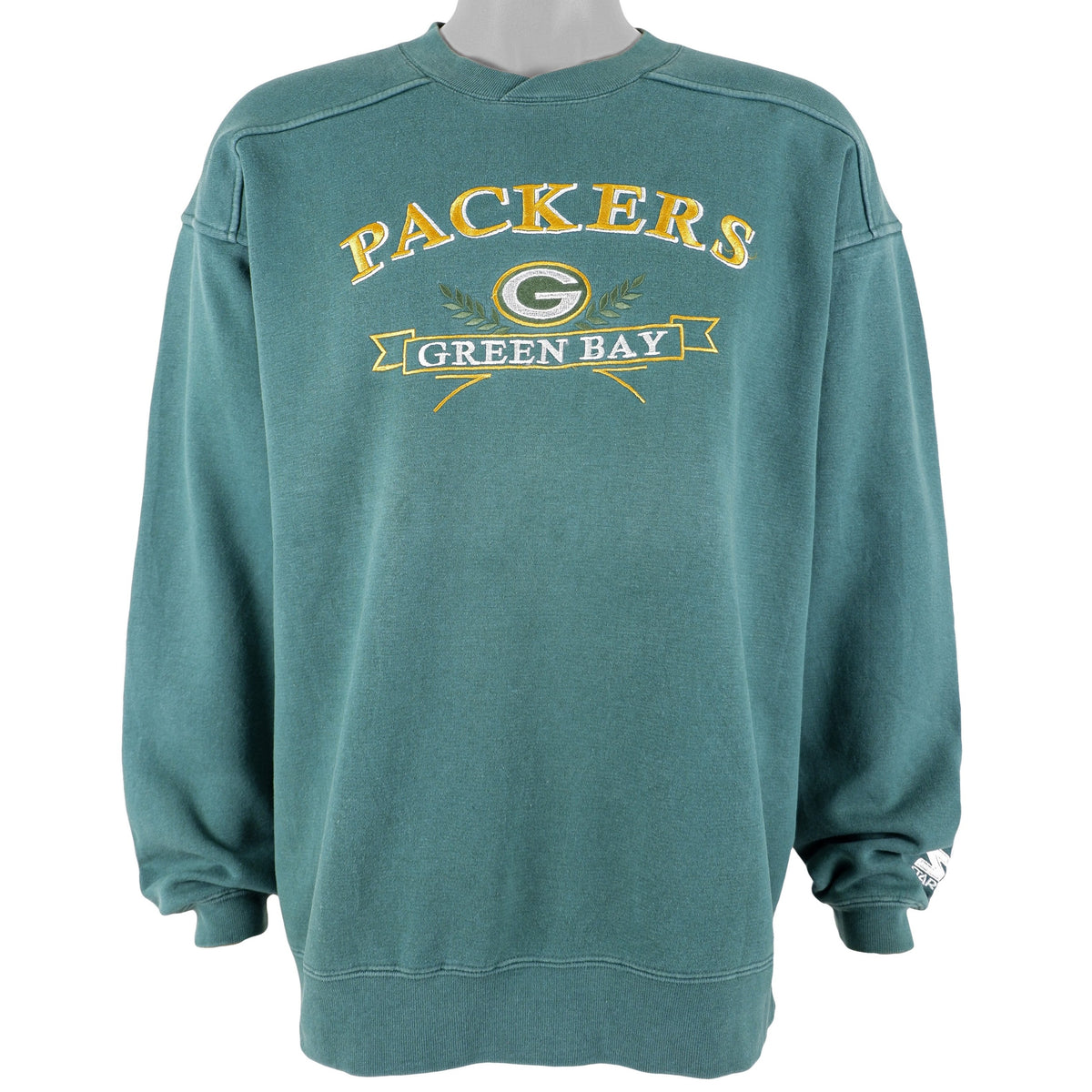 Starter - Green Bay Packers Sweatshirt 1990s Large Vintage Retro Football