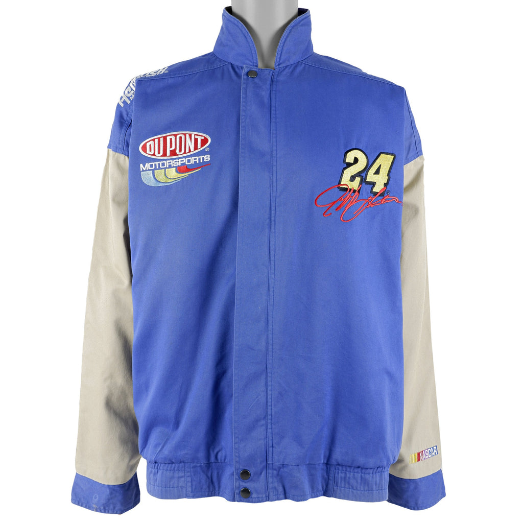 NASCAR (Competitors View) - Blue & Grey Dupont Jacket 1990s XX-Large Vintage Retro