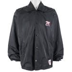 Vintage - Mecca USA Black Button-Up Jacket 1990s Large Vintage Retro