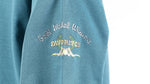 Adidas - Blue Spell-Out Crew Neck Sweatshirt 1990s Medium Vintage REtro