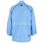 FUBU - Blue Fubu League 05 Tape Logo Button-Up Jacket 1990s Large Vintage Retro