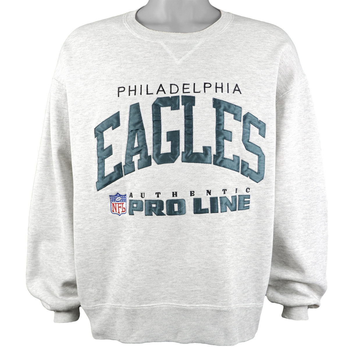 NFL (Russel Athletic) - Philadelphia Eagles Crew Neck Sweatshirt 1990s Large Vintage Retro Football