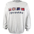 Vintage (Warner Bros.) - FRIENDS Crew Neck Sweatshirt 1990s Large Vintage Retro
