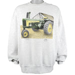 Vintage - John Deere 530 Crew Neck Sweatshirt 1990s X-Large Vintage Retro