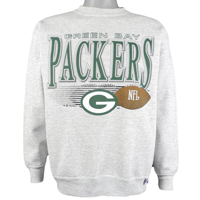 NFL (Logo 7) - Green Bay Packers Crew Neck Sweatshirt 1992 Large