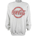 Vintage (Santee) - Coca-Cola Crew Neck Sweatshirt 1990s X-Large Vintage Retro