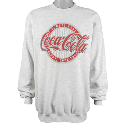 Vintage (Santee) - Coca-Cola Crew Neck Sweatshirt 1990s X-Large
