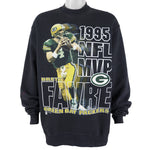 NFL (Salem) - Green Bay Packers Brett Favre, MVP Crew Neck Sweatshirt 1995 X-Large