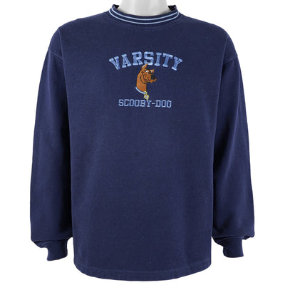 Vintage (Cartoon Network) - Varsity Scooby-Doo Embroidered Sweatshirt 1990s Large