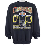 NFL (Tultex) - Super Bowl Ravens, Champions Crew Neck Sweatshirt 2001 X-Large Vintage Retro Football