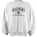 NFL (Logo 7) - Los Angeles Raiders Big Logo Sweatshirt 1990s X-Large