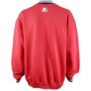 Starter - Detroit Redwings Spell-Out Sweatshirt 1990s X-Large Vintage Retro Hockey