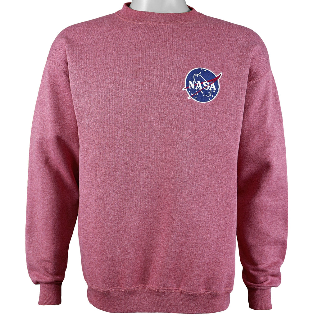 Vintage - NASA Spell-Out Crew Neck Sweatshirt 1990s Large Vintage Retro