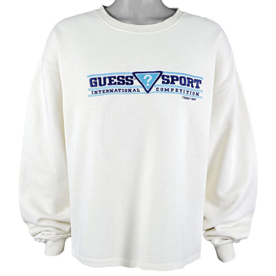 Guess - Guess Sport, International Competition Crew Neck Sweatshirt 1997 Large
