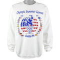 Vintage (Hanes) - Olympic summer Games Spell-Out Crew Neck Sweatshirt 1996 Large Vintage Retro