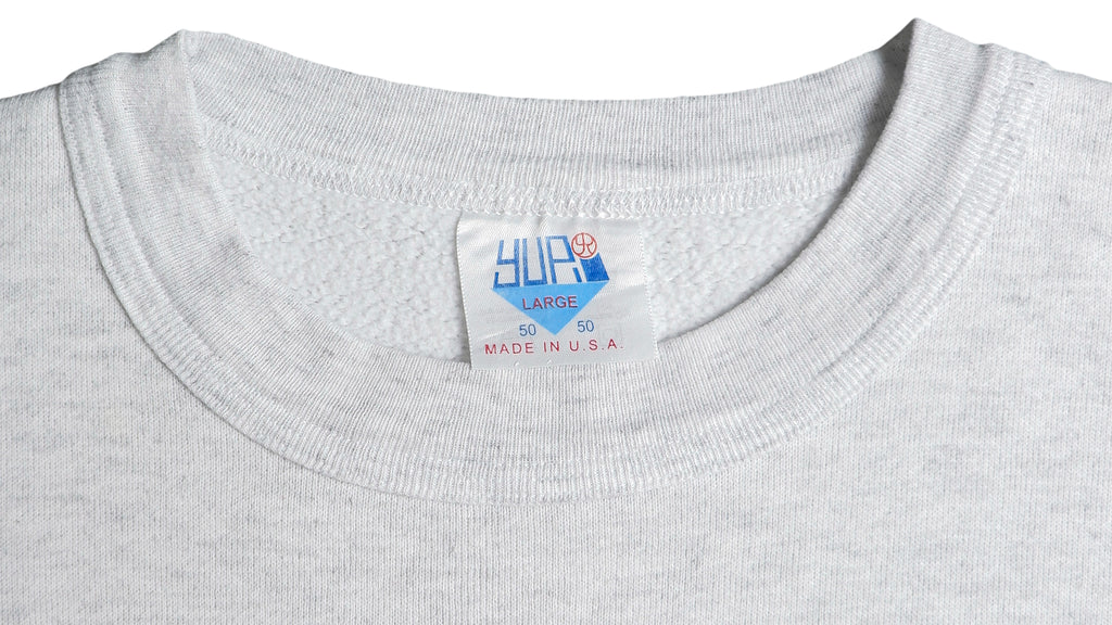 NFL (YUE) - Super Bowl Packers VS Patriots Crew Neck Sweatshirt 1997 Large Vintage Retro Football